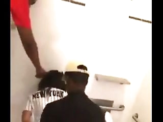 thot getting fucked in movie theater restroom